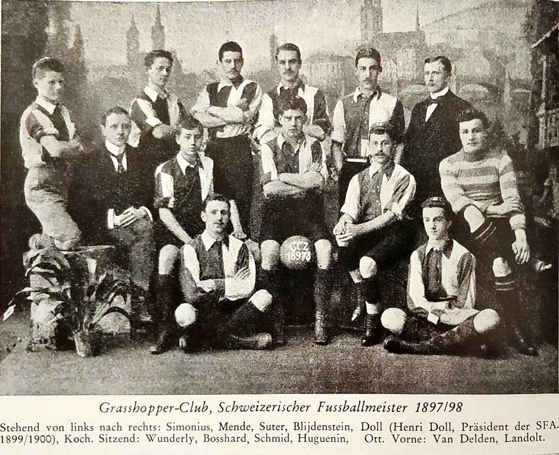 Schweiz, Saison 1898, Serie A, Fussball, 
Meister GC, Grasshopper Club 1898