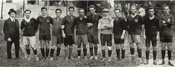 Serie A, Fussballmeisterschaft 1918, Schweiz, Servette FC, YB, 
Young Boys, FC St. Gallen, Fussball, #ElfsportArchiv