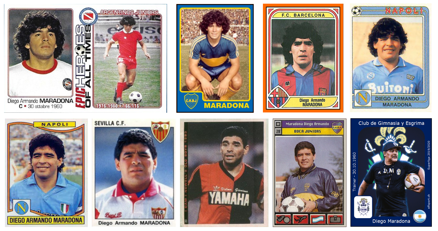Diego Armando Maradona, El Pibe de Oro, Sticker, Panini, #DiegoMaradonaRIP