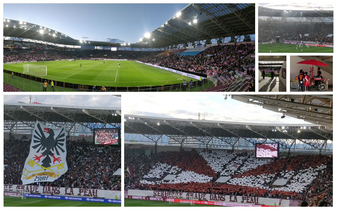Groundhopping, Schweiz, Fussball, Servette FC, Lausanne-Sport, Spiel, Choreo, #ElfsportOnTour