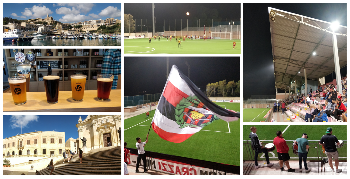 #ElfsportBlickpunkt, #ElfsportOnTour, Blickpunkt Malta, #Groundhopping, Valletta FC, Hamrun Spartans, Floriana FC, Centenary-Stadion,
Victor Tedesco-Stadion