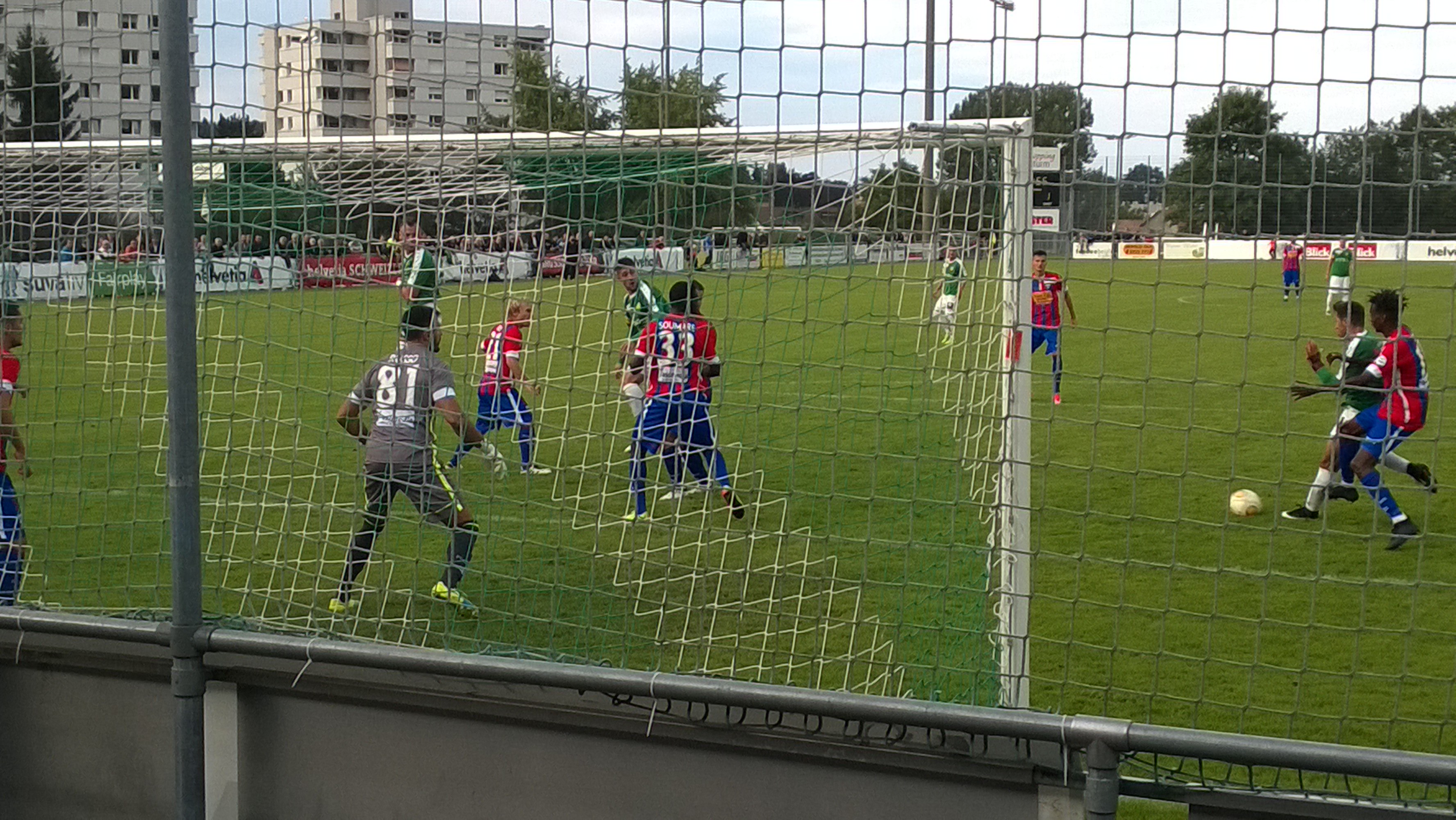Groundhopping, St. Gallen, Paul-Grüninger-Stadion, Krontal, Fussball, SC Brühl - FC Chiasso, Match-Impressionen