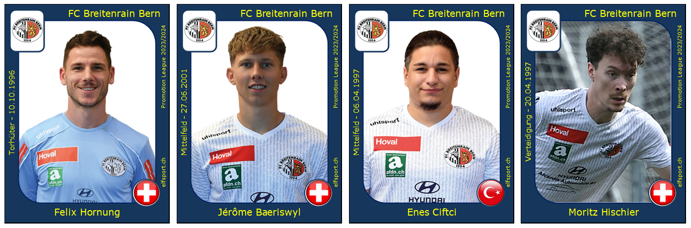 #PromotionLeague #PLMercato - News, 4 Abgänge beim FC Breitenrain - Felix Hornung, Moritz Hischier, Enes Ciftci, Jérôme Baeriswyl - 27.05.2024