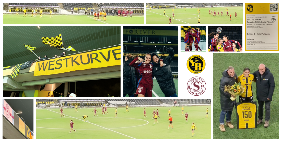 #AWSL, AXA Women's Super League - Elfsport News - Wintereinbruch - nur ein Spiel fand statt - Servette FC Chênois gewinnt bei YB, News aus dem Frauenfussball - Impressionen aus dem Wankdorf - 23.11.2024